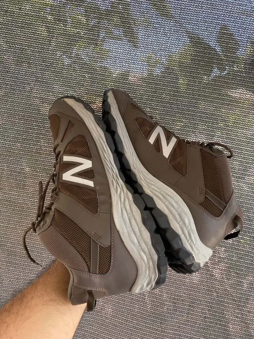 New Balance 1450 Waterproof Fresh Foam Hiking Shoes Brown